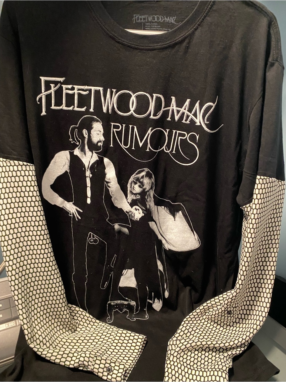 Upcycled Fleeteood Mac “Rumors” top